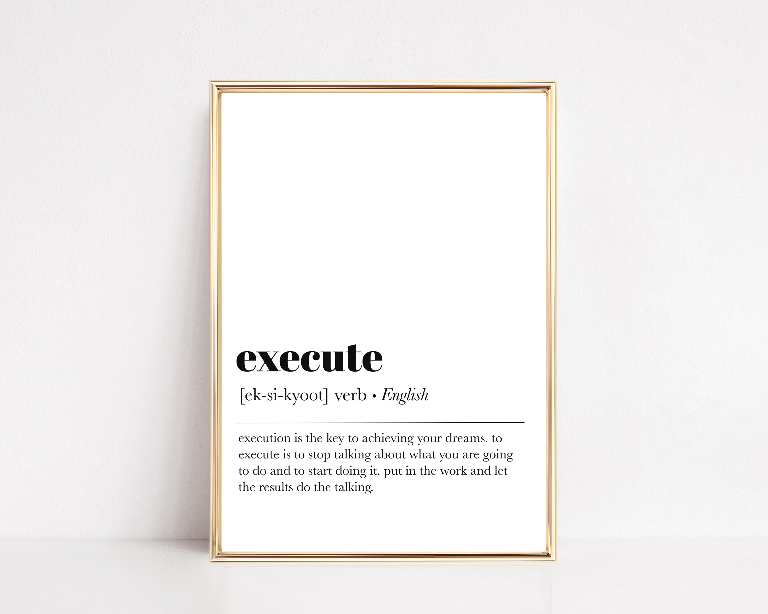 Execute Definition And Meaning