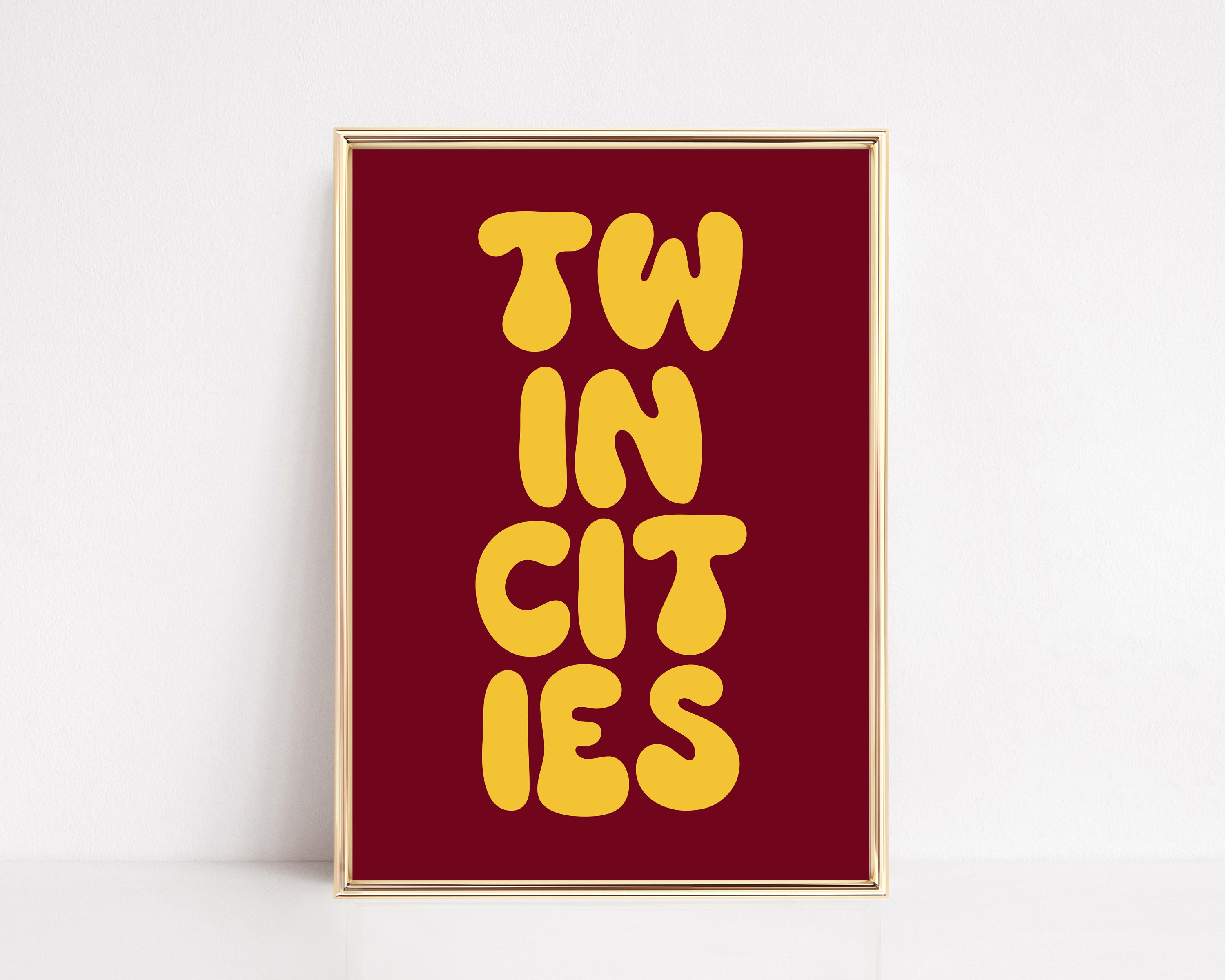 Twin cities print kikiandnim